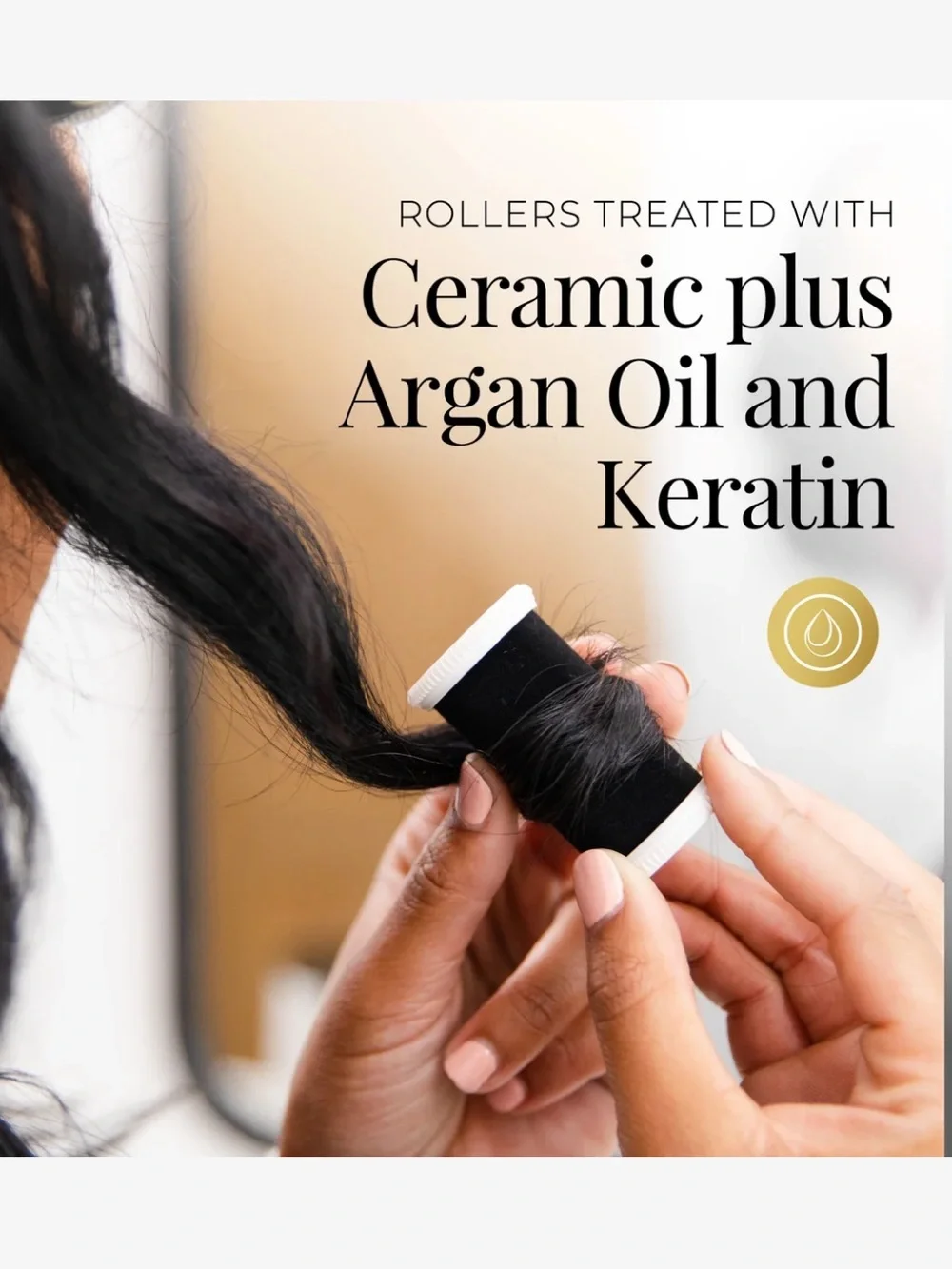 Remington Shine Therapy Hot Rollers with Argan Oil & Keratin